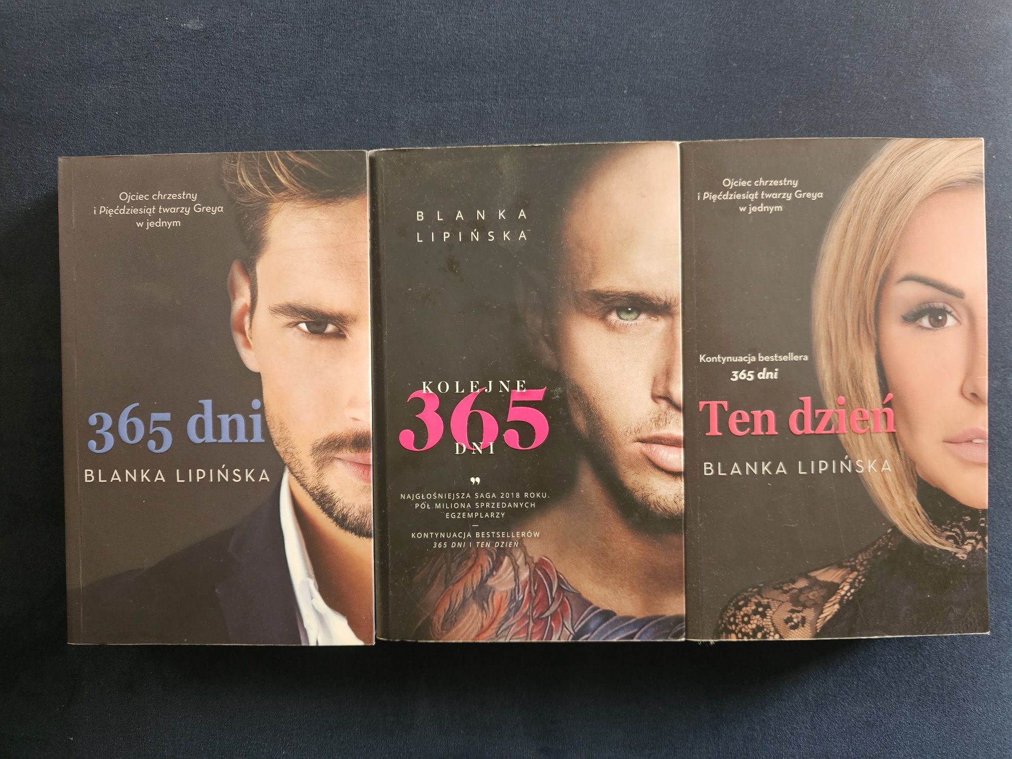 3 książki 365 dni Blanka Lipińska