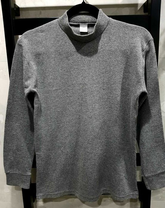 Темно-сірий чоловічій светр. Італія. Бавовна 100%.