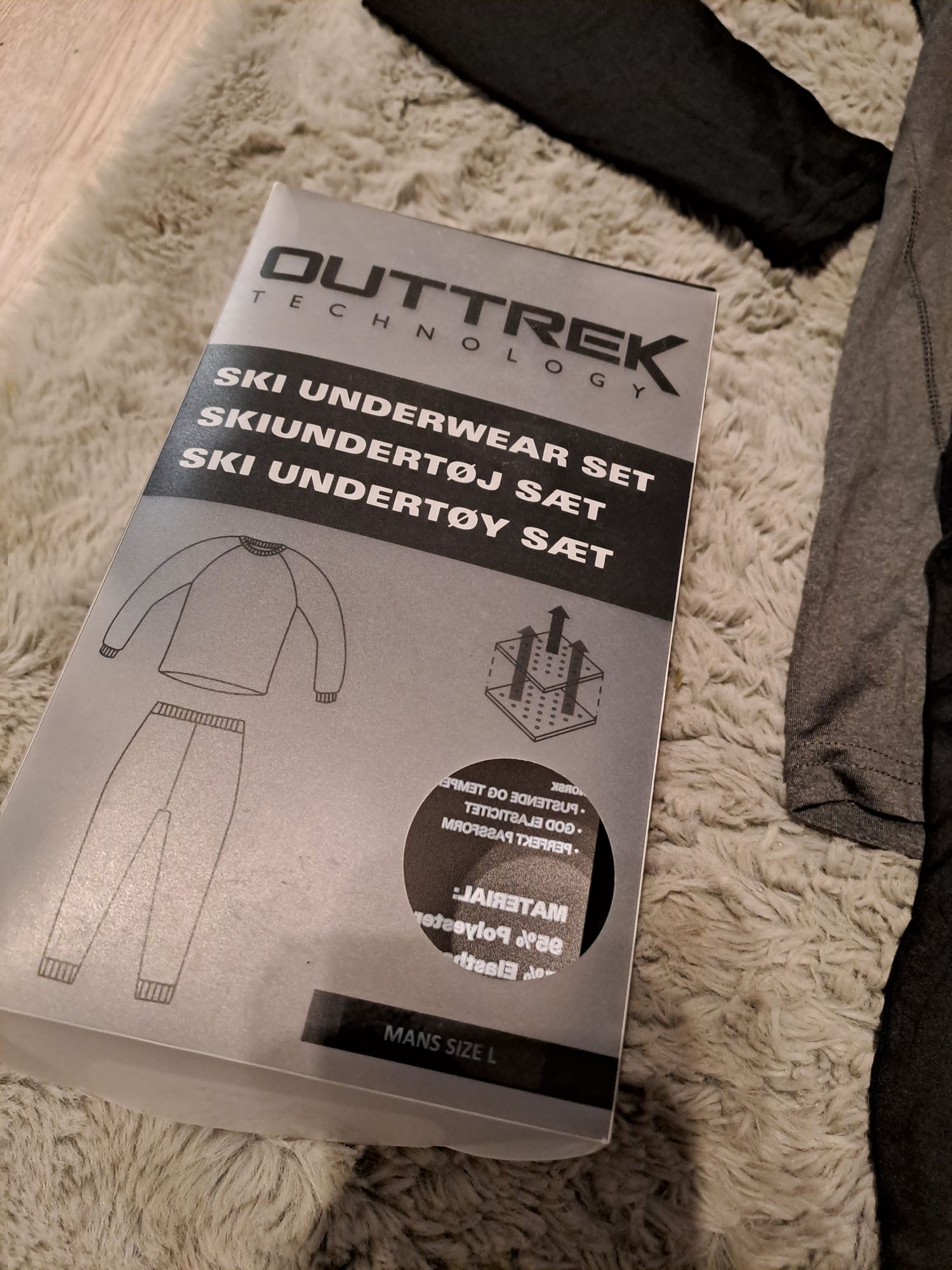 Outtrek technology bielizna termoaktywna spodnie +tshirt