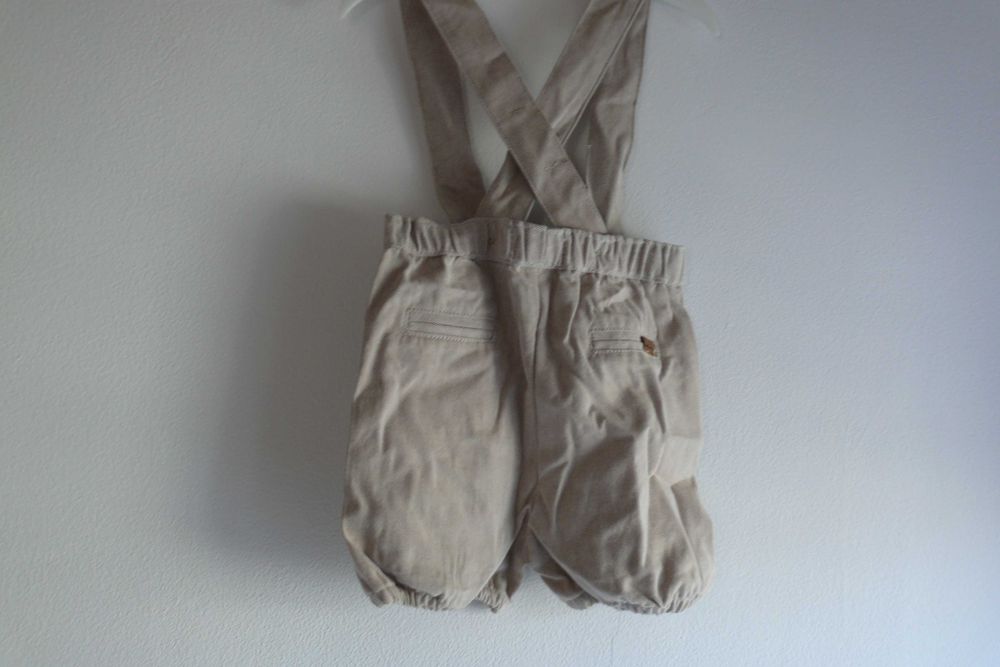 Calções com suspensórios  ZY - Zippy 3/6 meses