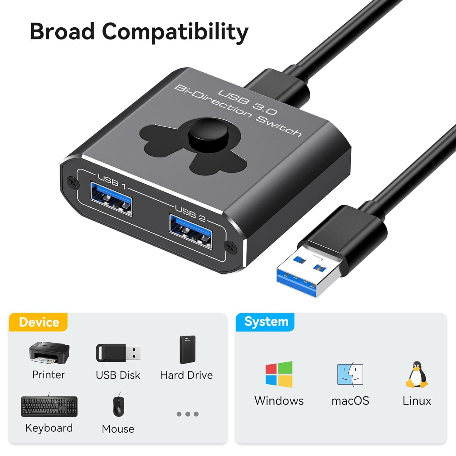 usb 3.0 switch bi-direction