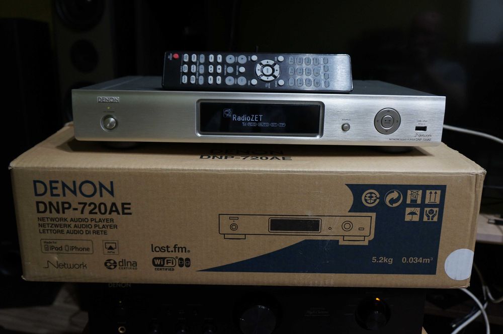DENON DNP 720 AE odtwarzacz sieciowy radio internetowe