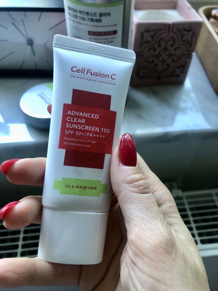Cell Fusion spf 50 oil and sebum care