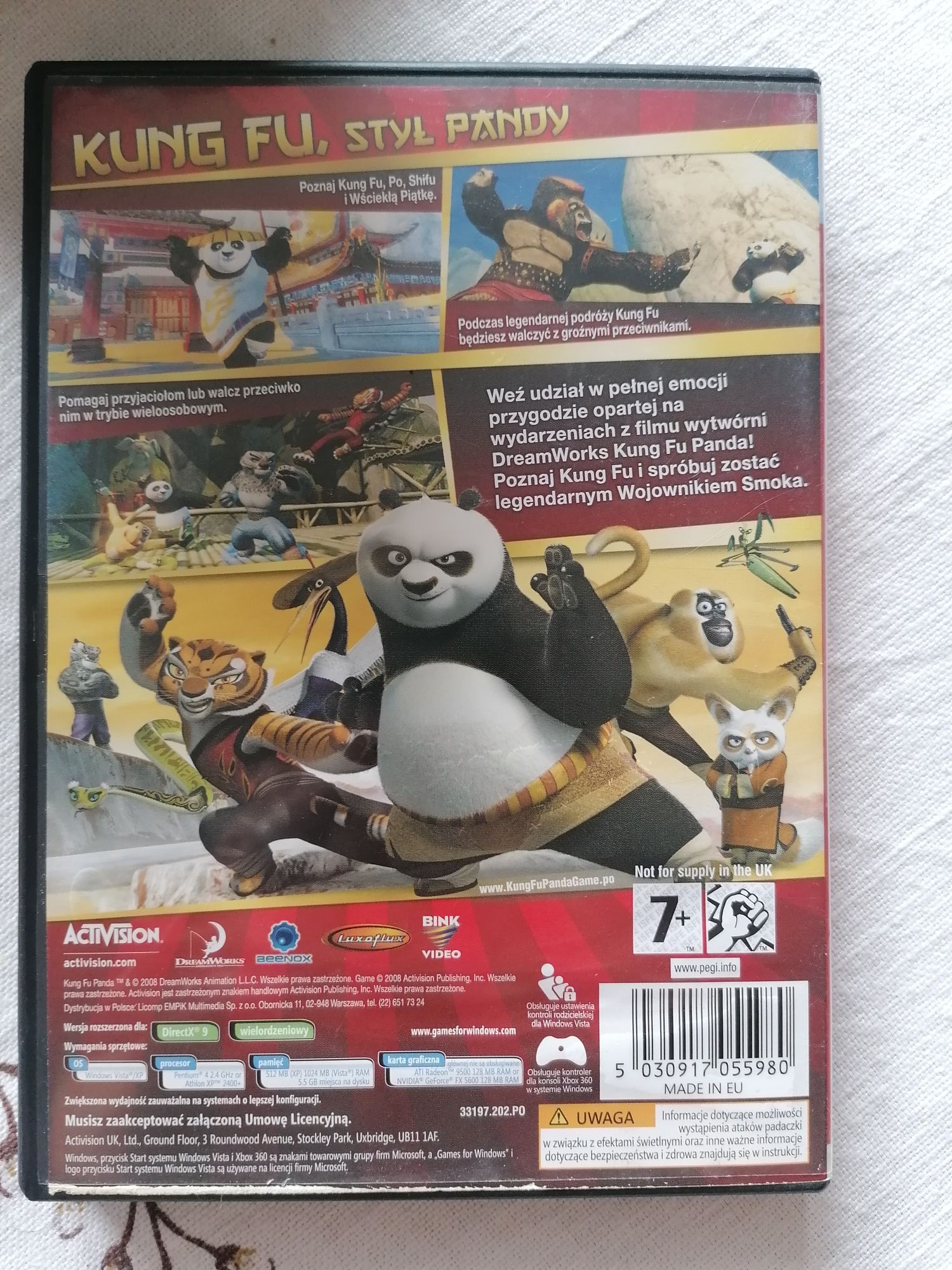 Gra na pc Kung Fu Panda