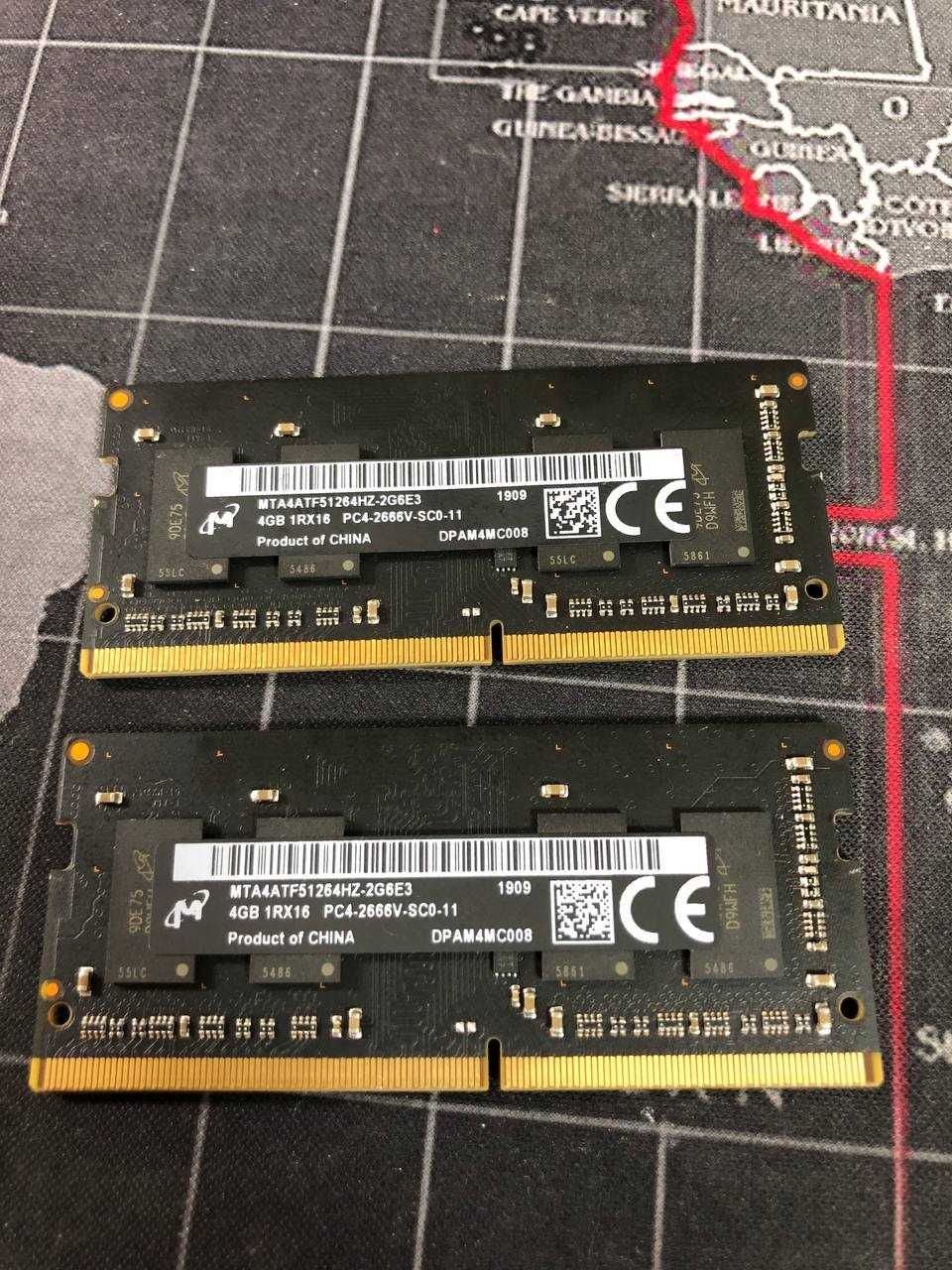 Пам'ять для ноутбуків та imac Micron 4 GB SO-DIMM DDR4 2666 MHz