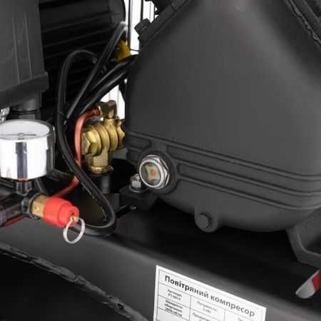 Компресор Intertool 100л, верт. 3 кВт, 10 aтм, 500 л/хв. 2 ц. Pt-0017