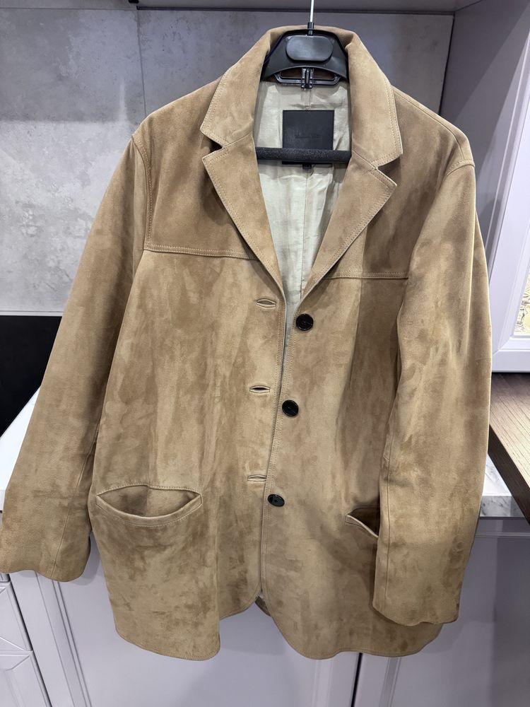 Жакет замшевий Massimo Dutti