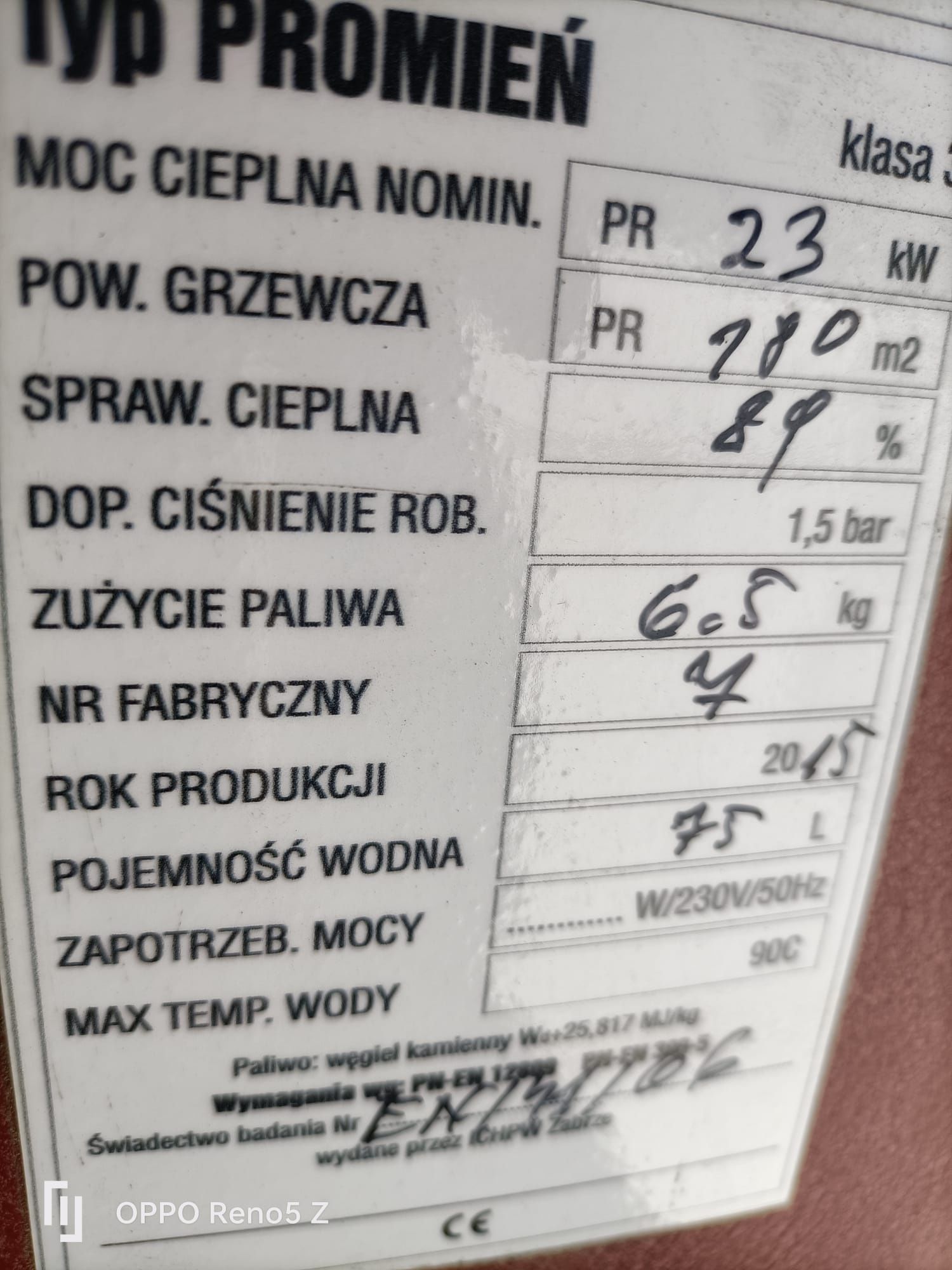 Piec, kocioł węglowy po demontażu