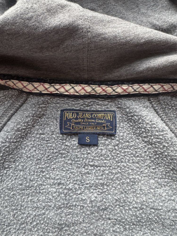 Szara bluza z kapturem Ralph Lauren r. S