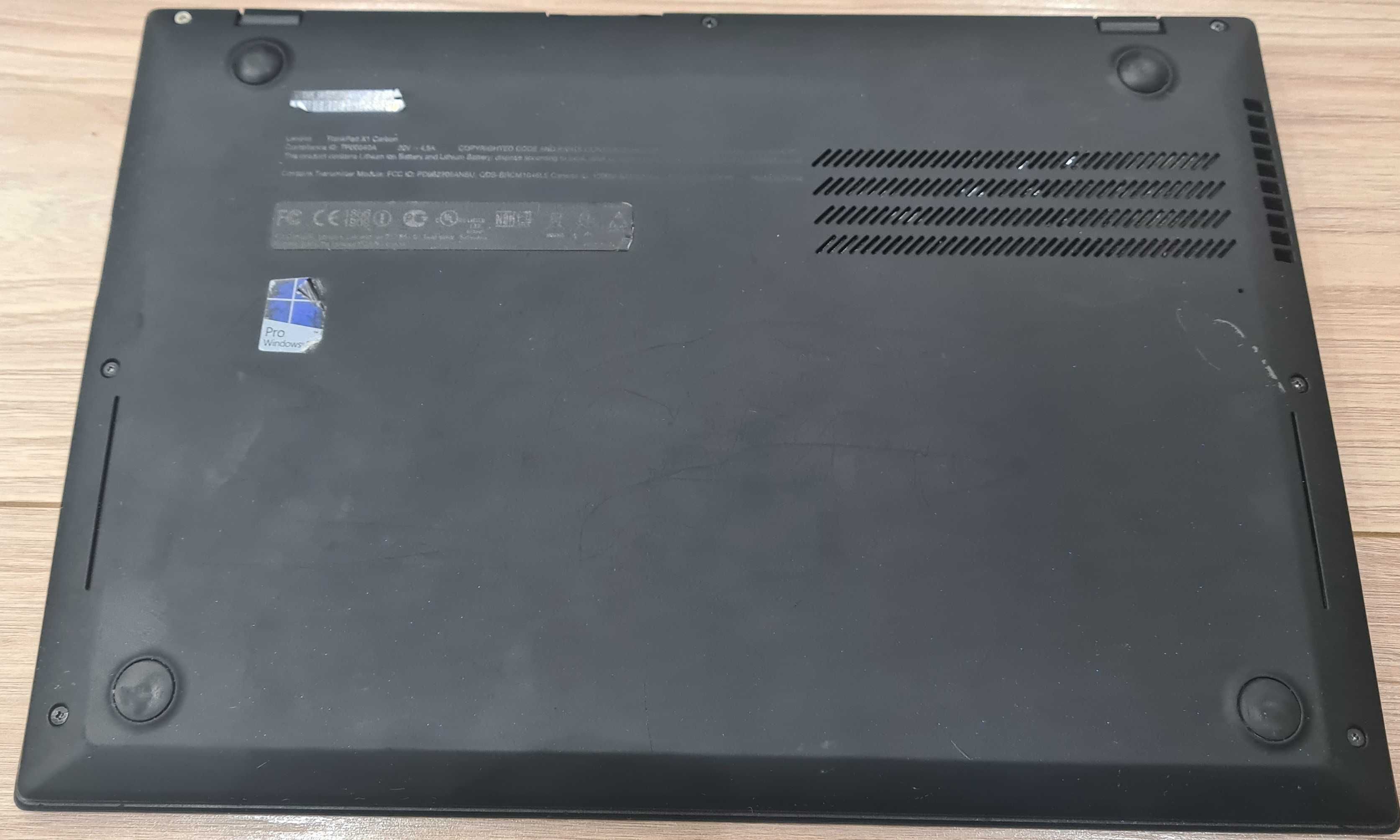 Lenovo CARBON X1 14'' i5/2.3GHz/240SSD/8GB/bat.2h 100%spr/Gw