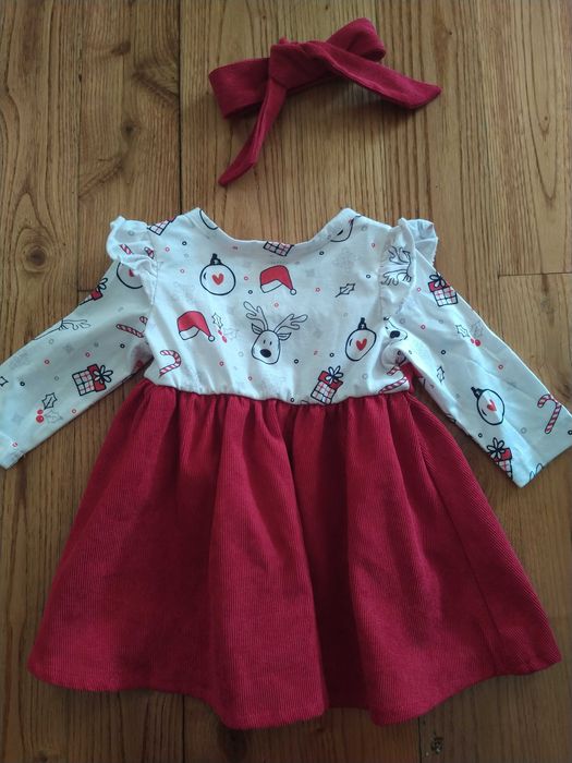 Vestido bebe natalício