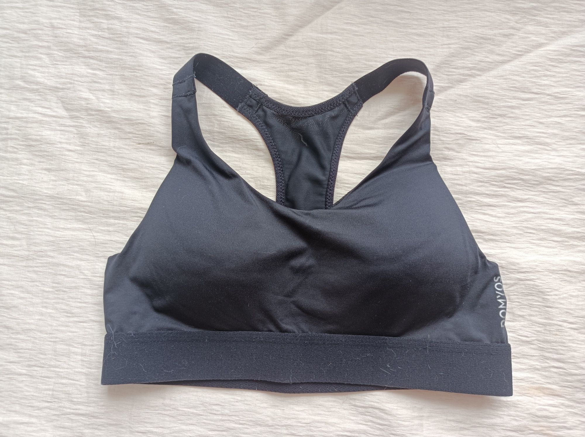 Top desportivo Domyos, preto, tamanho S