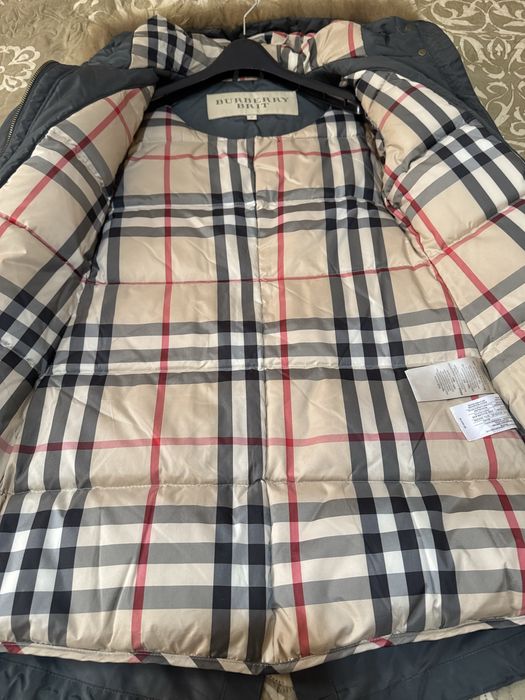 Оригінал ! Парка пуховик BURBERRY гусячий пух р M краще на S