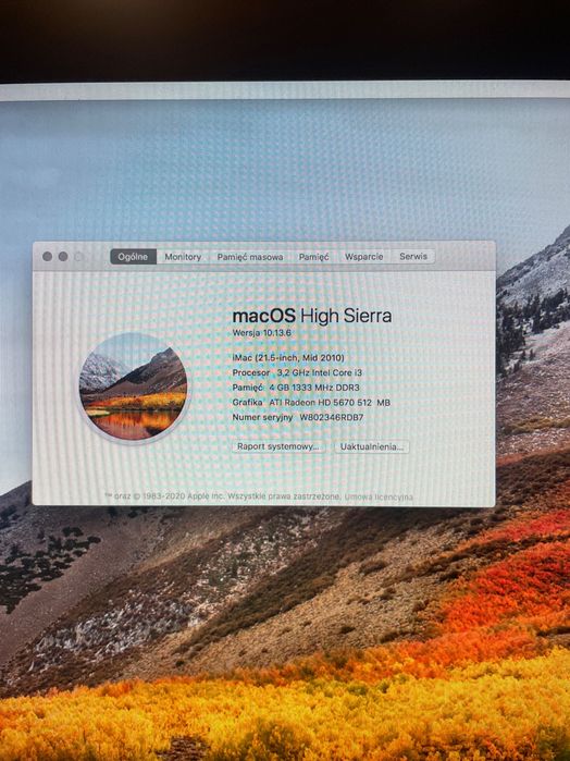 IMac high sierra