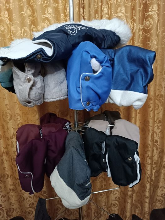 Муфта,варежки,разные расцветки