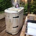 Mobilna sauna parowa domowa mini sauna  łaźnia w domu sauna w łazience