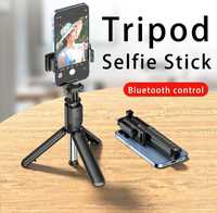 Tripé Selfie Stick F210 Bluetooth, IOS e Android - Novo