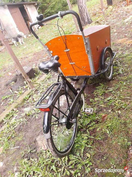 Rower towarowy, możliwość zamontowania ławeczek