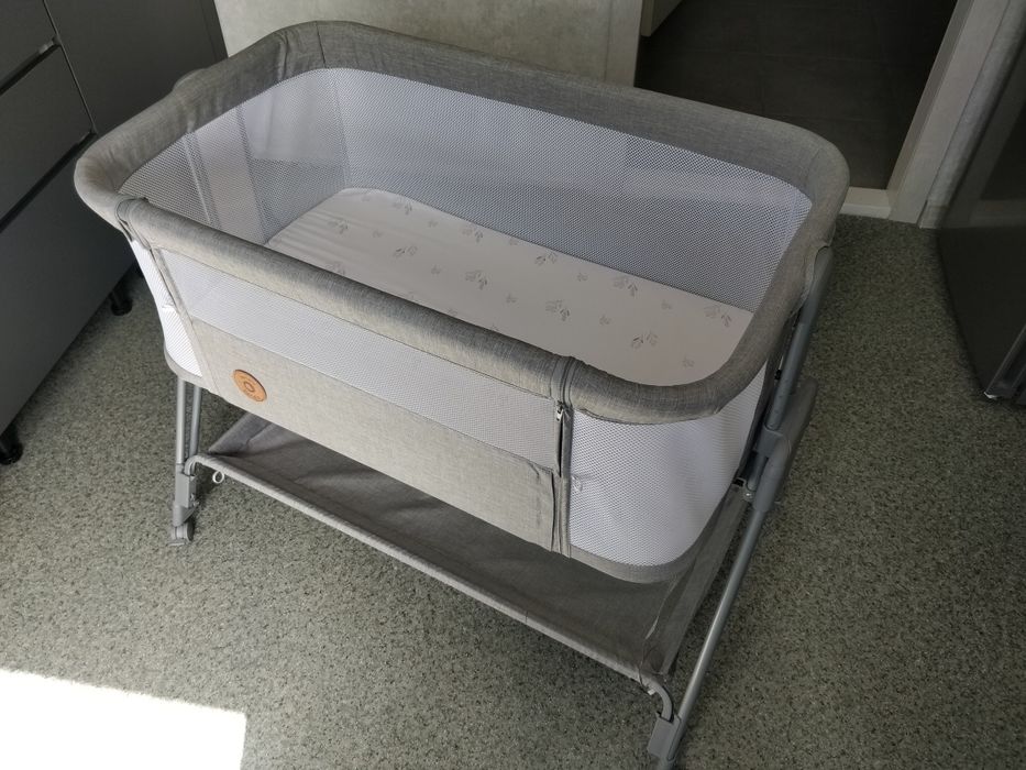 Ліжко приставне Lionelo Luna Grey Concrete (LO-LUNA GREY CONCRETE)