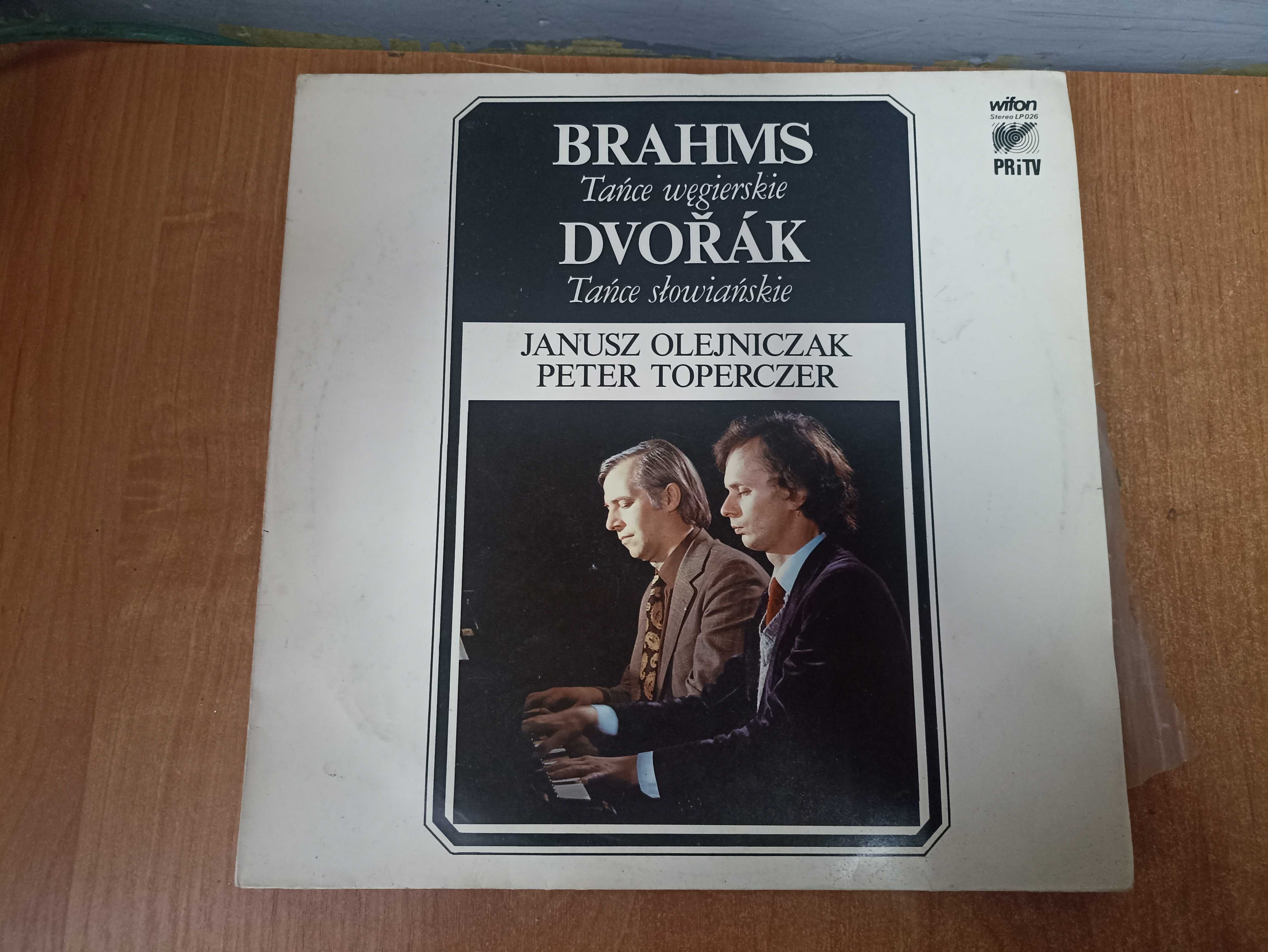 Płyta winylowa LP - Brahms Dvorak Janusz Olejniczak Peter Toperczek