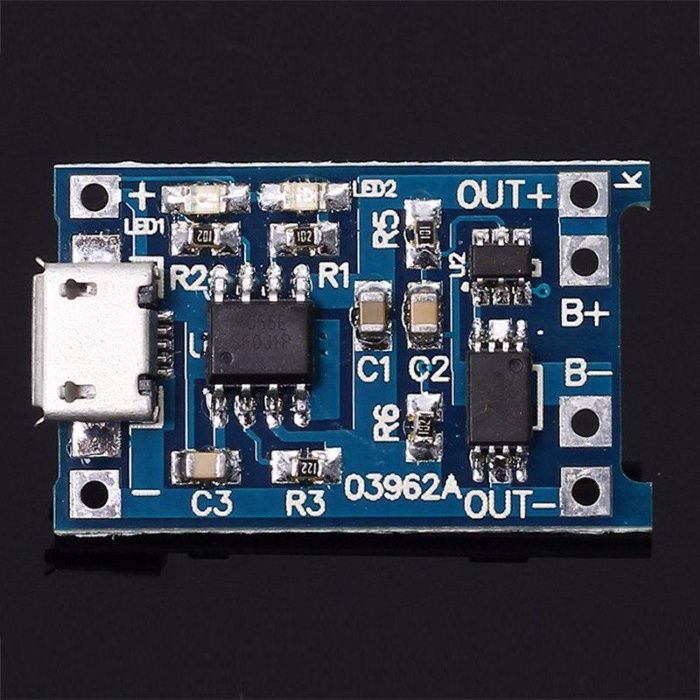 Модуль зарядного устройства 3,7V 1A для Li Ion батареи с защитой