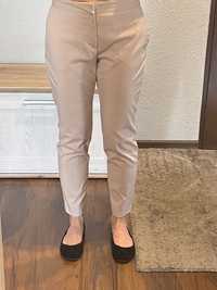 Spodnie chinosy Zara blady róż lekkie 36/S