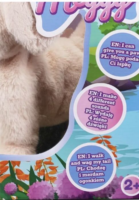 Piesek interaktywny dla dzieci 2+