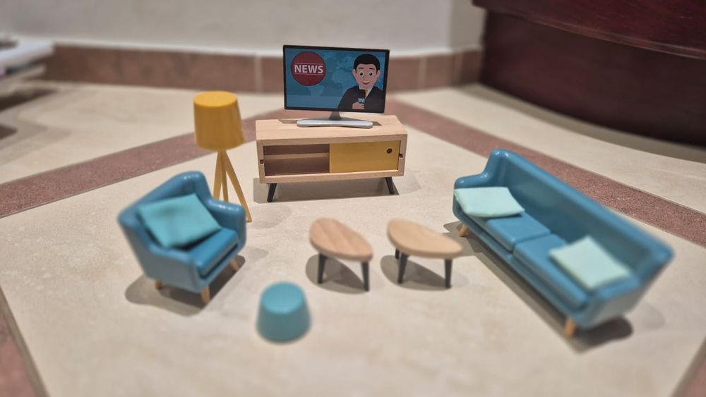 2x - Domek dla lalek duży drewniany - 3 piętra Playtive Lidl
