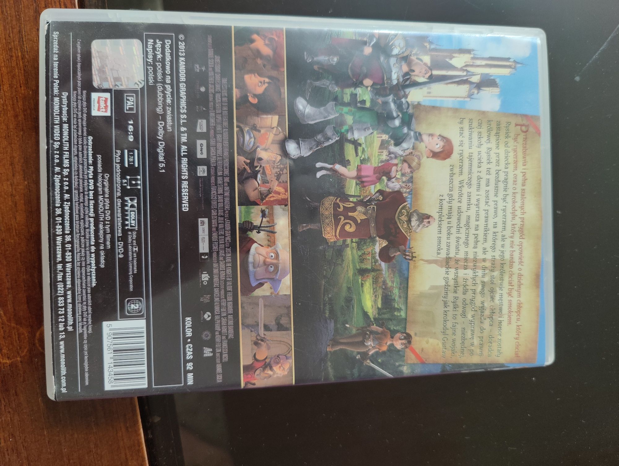 Bajka Rysiek Lwie Serce DVD