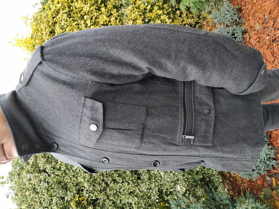 Luksusowa Michael Kors męska kurtka  płaszcz męski welna xl