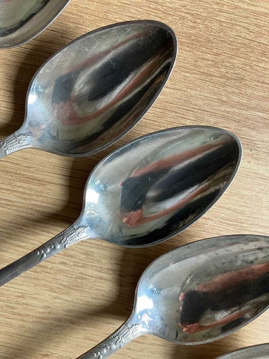 srebrne łyżki komplet 6 szt. srebro