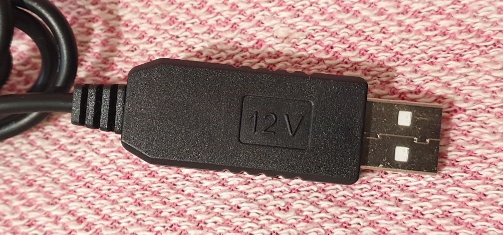 USB кабель питания для роутера ,увеличения напряжения 5v в  12v.