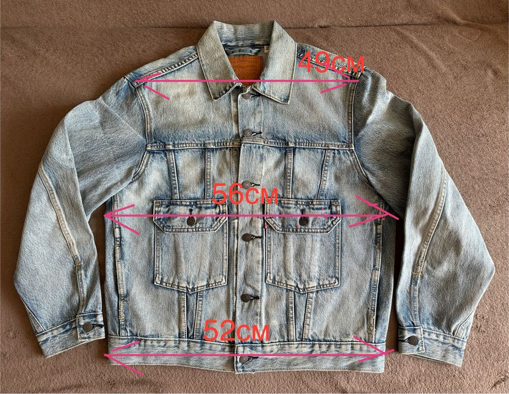 Мужская джинсовая куртка Levis, размер M
