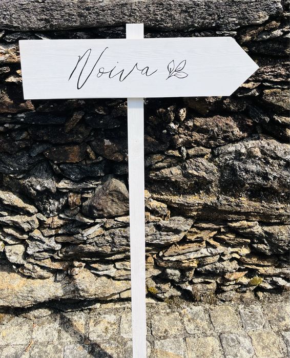 Placas Direcionais para Casamento
