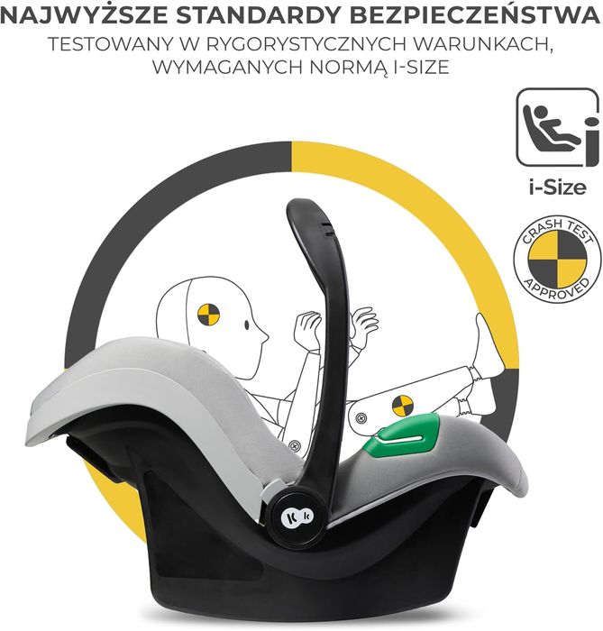 Wózek Wielofunkcyjny 3W1 Kinderkraft Newly Szary