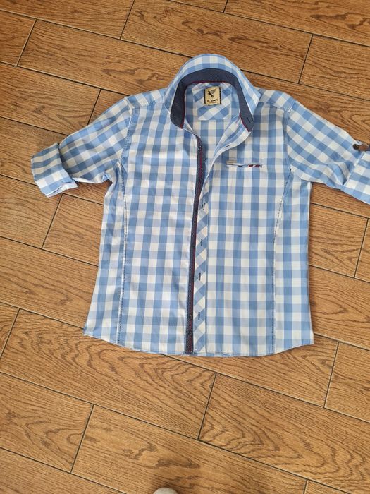 Koszula w kratę na długi rękaw firmy Sedna Gold Series rozmiar M