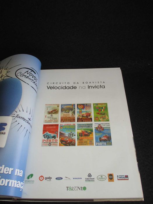Livro Circuito da Boavista Velocidade na Invicta José Barros Rodrigues