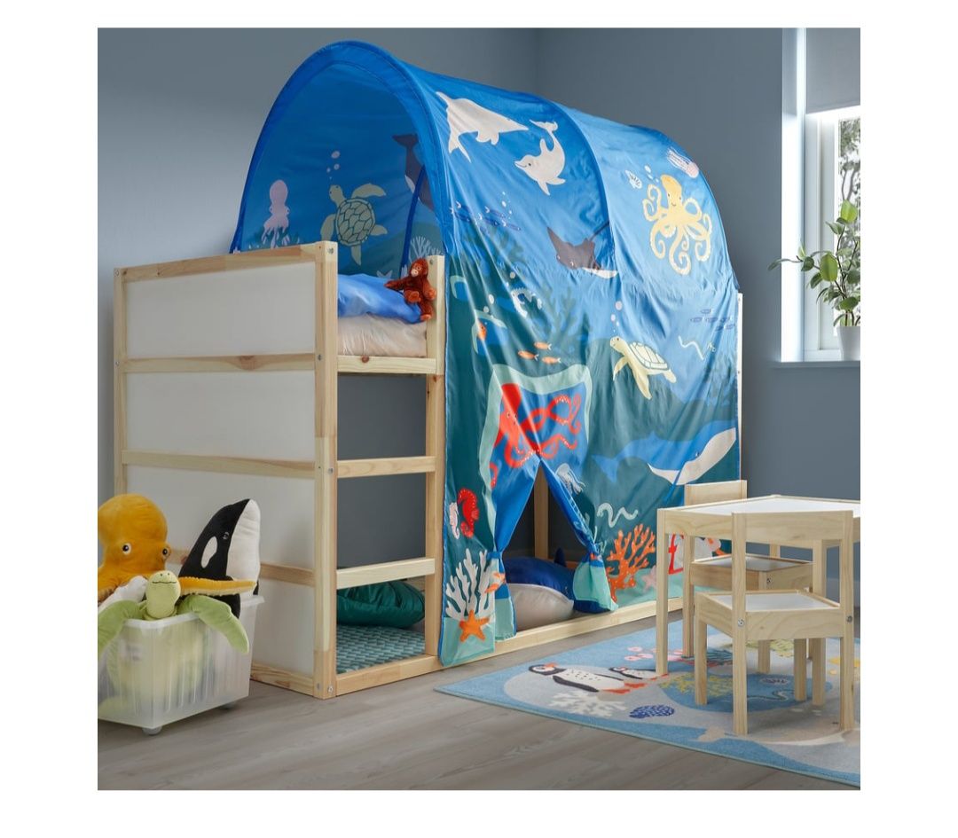 Łóżko piętrowe Ikea Kura dwustronne