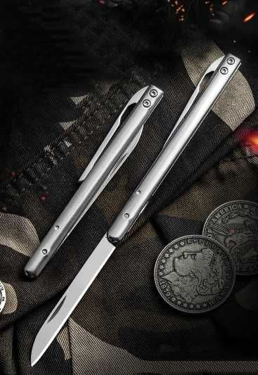 Mini Kieszonkowy Nóż Składany Długopis Taktyczny