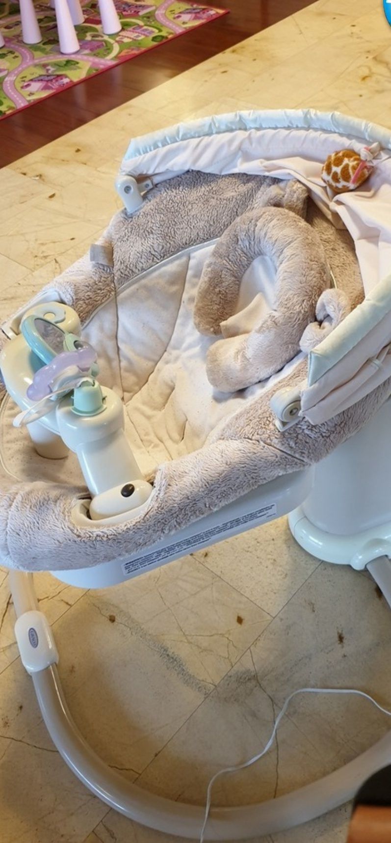 Graco sweetpace 3w1 huśtawka leżaczek / kołyska