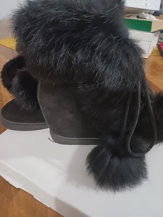 Botki z naturalnym futerkiem R.Polański