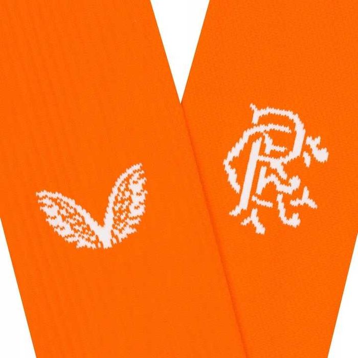 Getry piłkarskie pomarańczowe Glasgow Rangers FC CASTORE 34 35 36