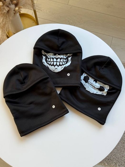 Балаклава чоловіча чорна шапка