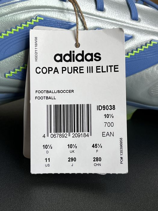 Adidas Copa Pure 3 Elite оригінал бутси чоловічі розмір 45 нові ID9038