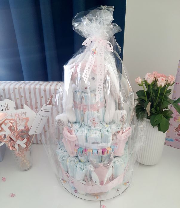 Tort z pieluch tort z pampersów