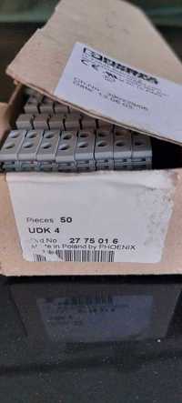 Złączka szynowa szara 2,5mm2 - UDK 4 - PHOENIX CONTACT