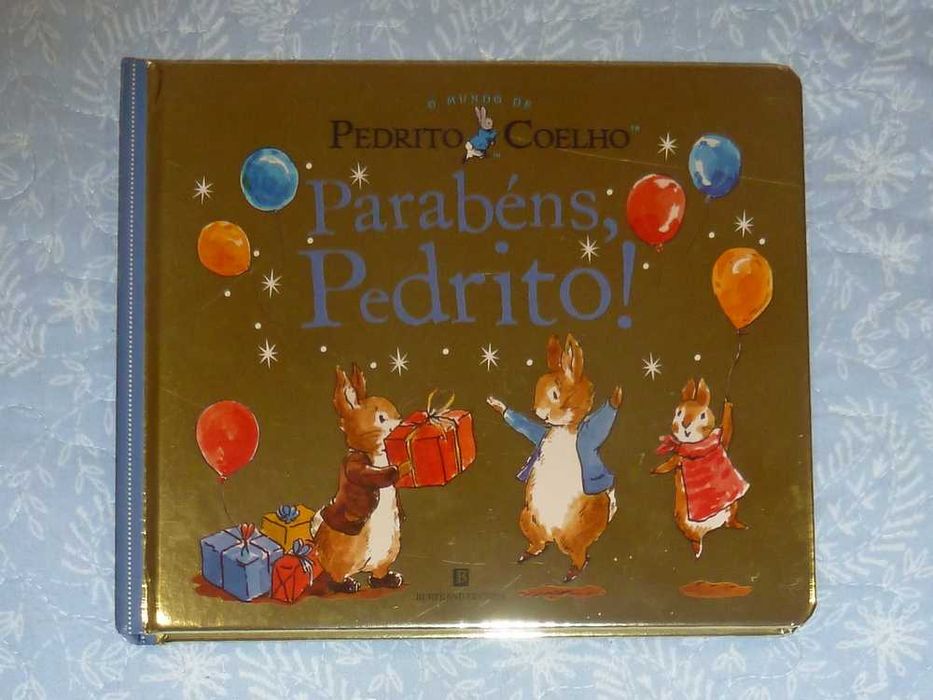 Livro Parabéns Pedrito, Beatrix Potter (cartonado)