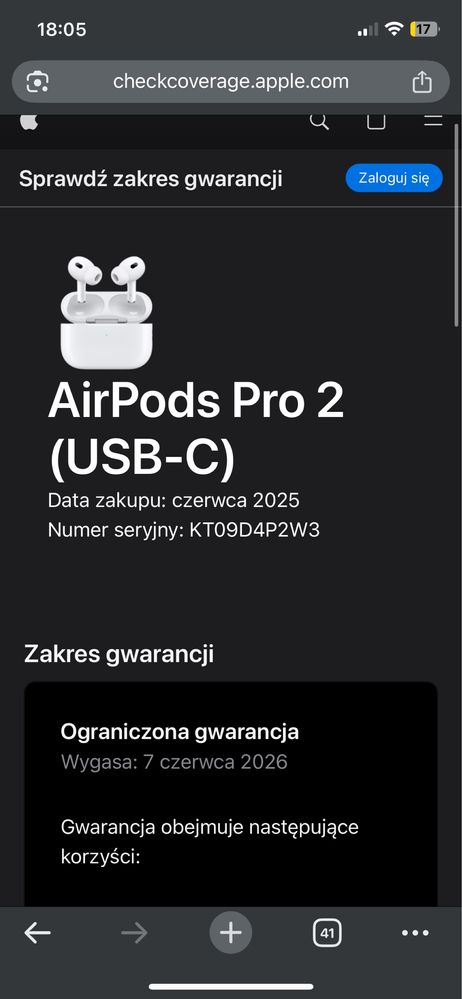 AirPods 2 Pro z gwaranciją