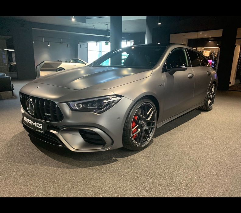 Mercedes-Benz CLA Salon Polska CLA 45S AMG, auto jak nowe, pierwszy właściciel