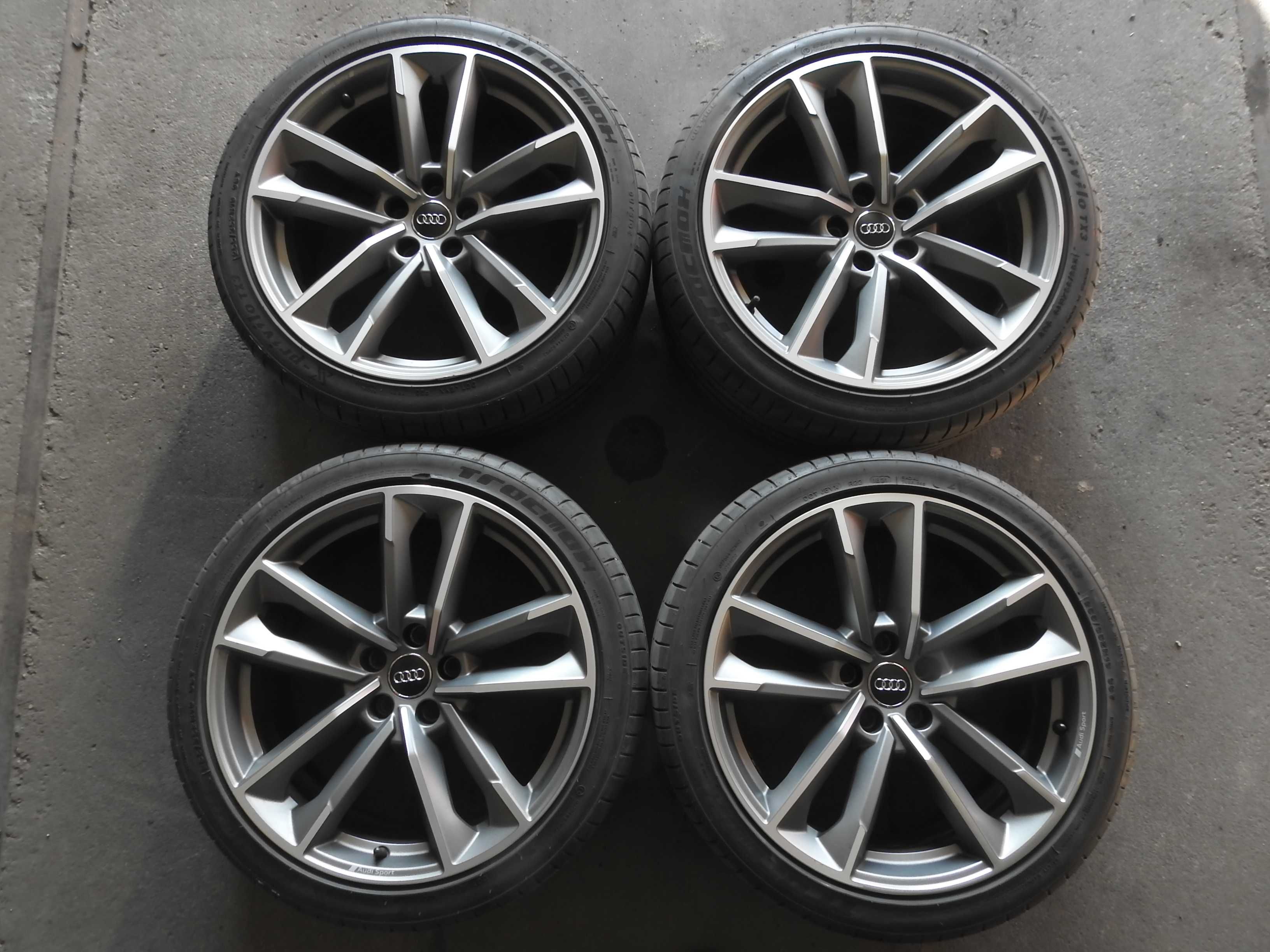 4xAlufelgi AUDI SPORT 19'' 5x112 8,5J ET32 8W0 Stan BDB